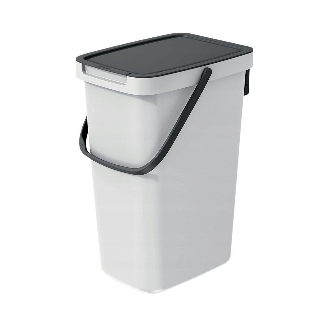 Poubelle de tri 12l Keden Systema Q couleur cendre