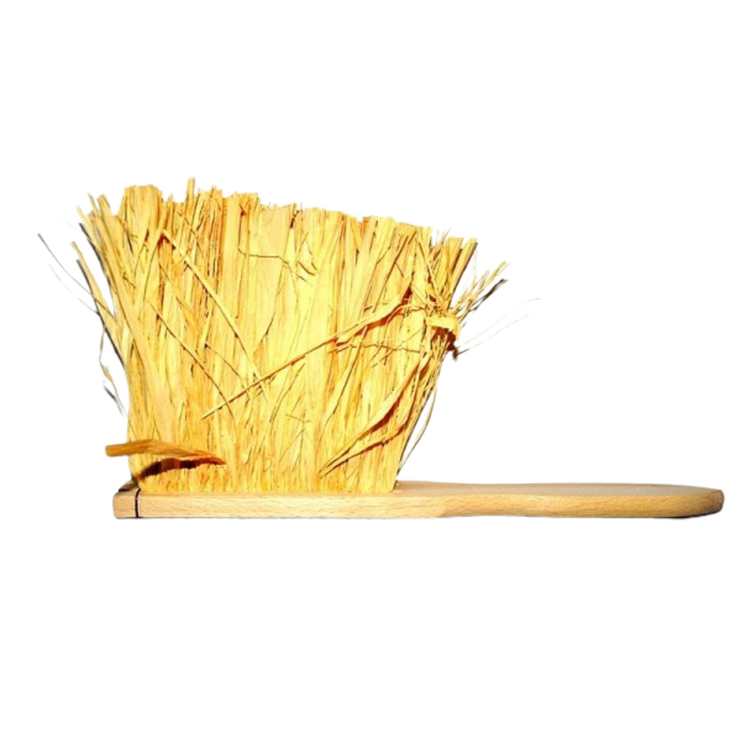 Pinceau à pain Starmann, en fibres de raphia naturelles, fait à la main, 111/22