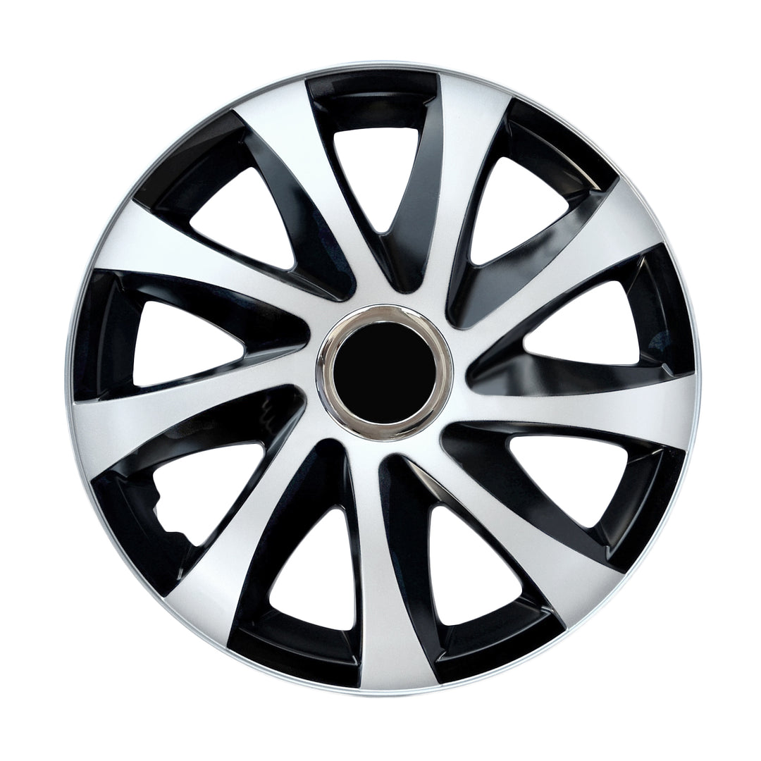 Enjoliveur universel 16" NRM DRIFT Extra noir et blanc 1 pièce