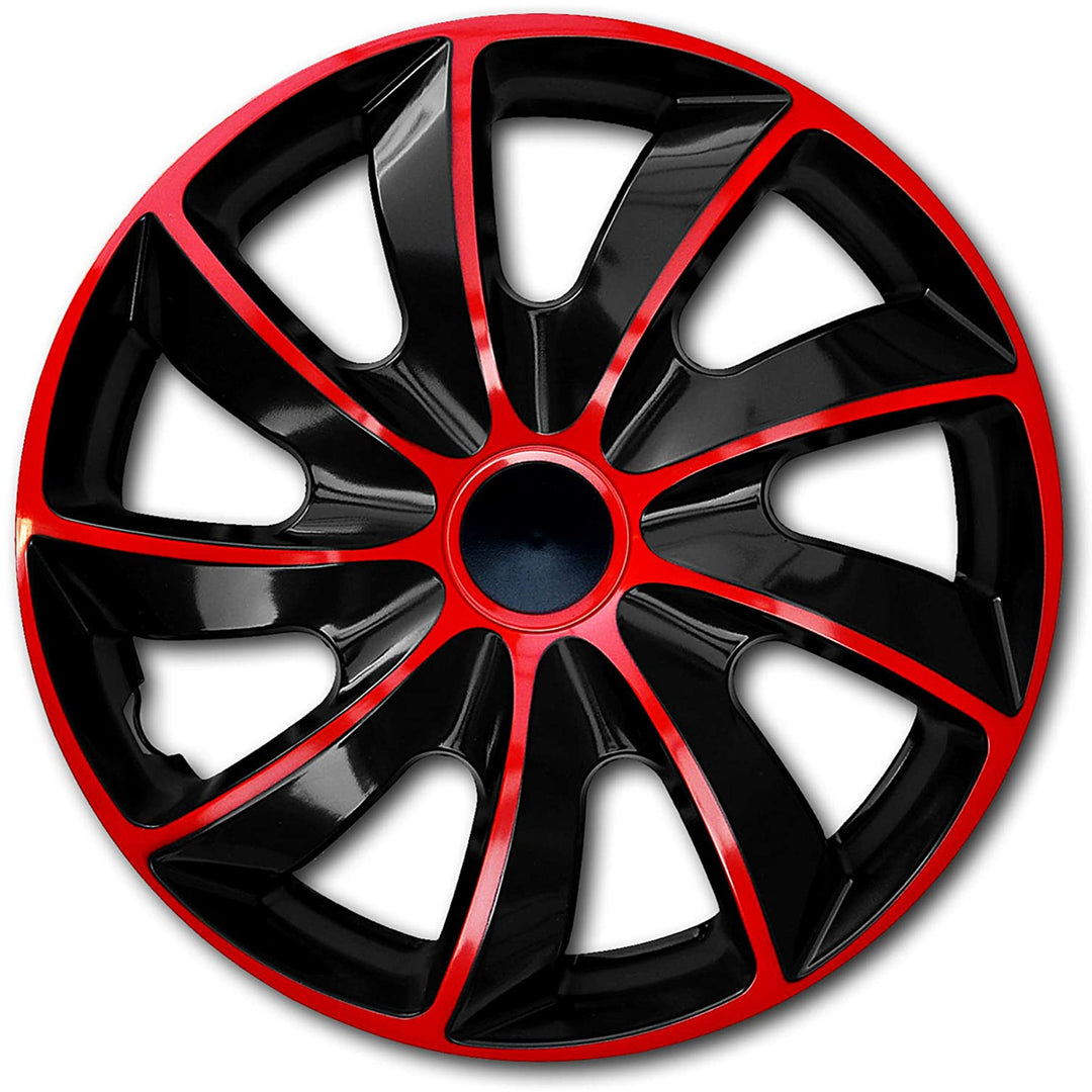 Enjoliveur universel 17" NRM Quad rouge/noir 1 pièce