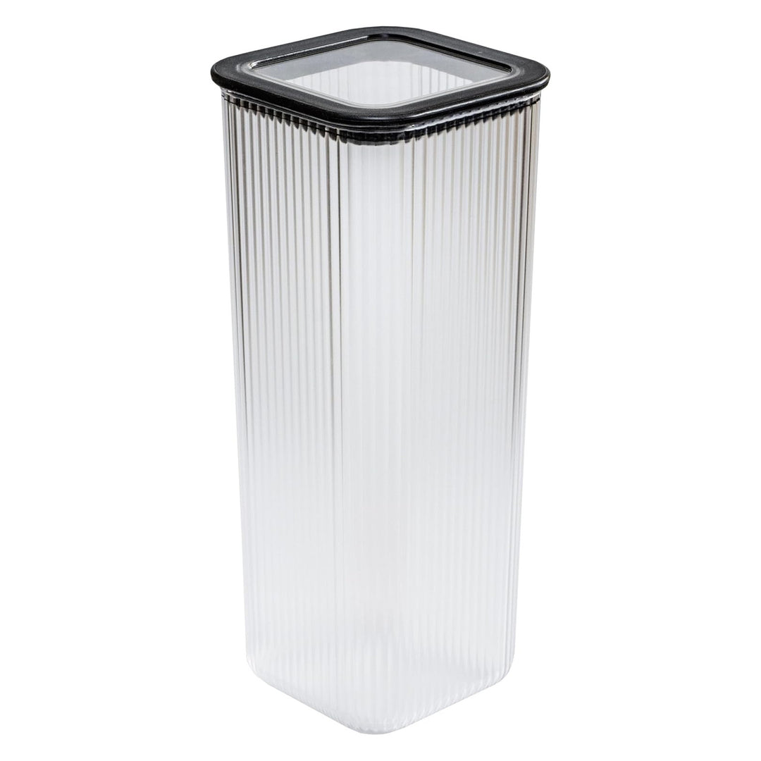 Récipient de cuisine Branq, pour aliments, 2,38 l, transparent avec joint noir, Neroli