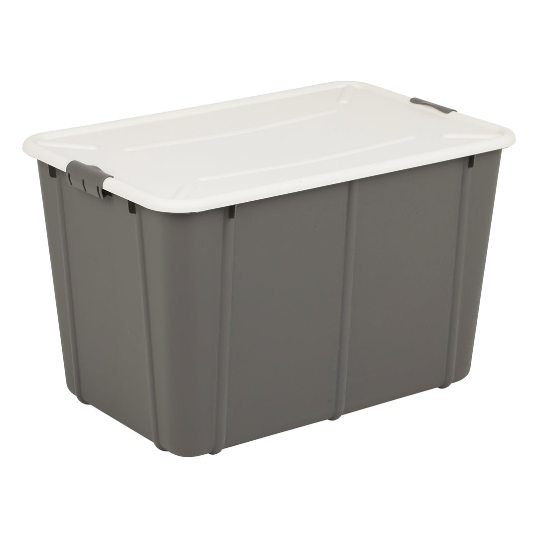 BranQ Velur 60L conteneur de stockage avec couvercle gris foncé