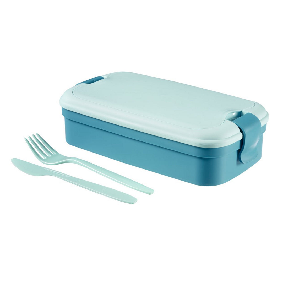 Contenant à couverts Curver Lunch & Go bleu Original