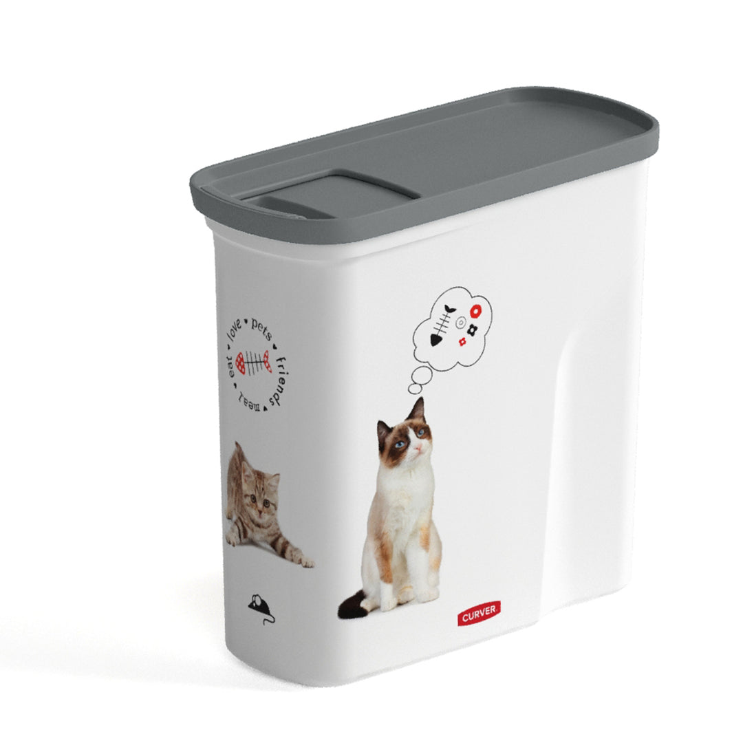 Conteneur à croquettes chat Curver Love Pets Cats 2L