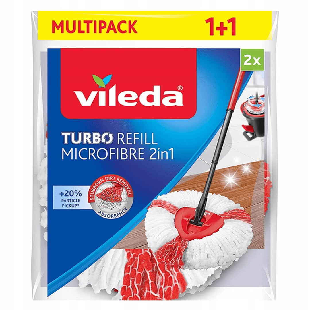 Cartouches de vadrouille rotative Vileda Turbo 2en1 2 pièces