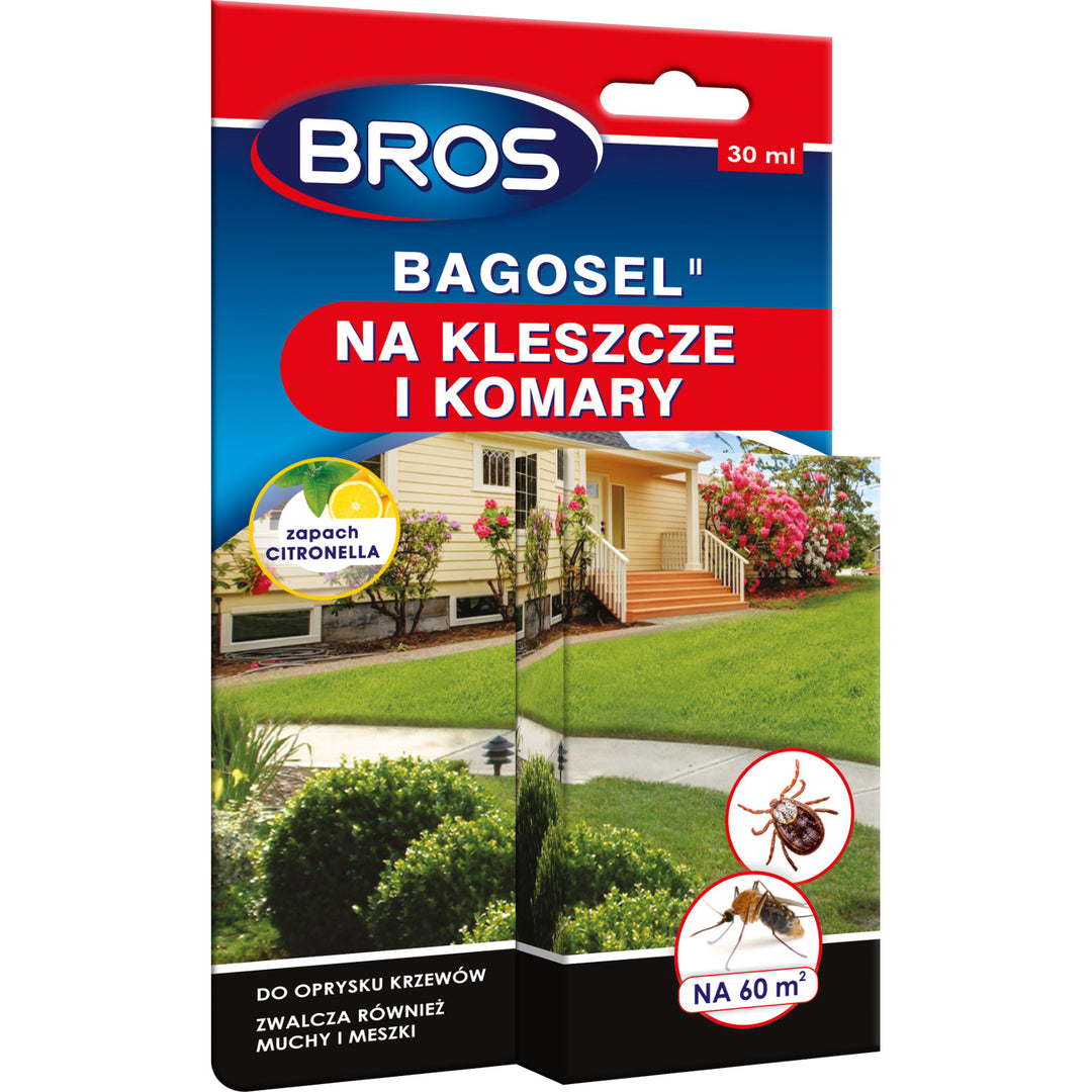 Préparation à la pulvérisation du jardin contre les moustiques et les tiques Bros Bagosel 100EC 30ml