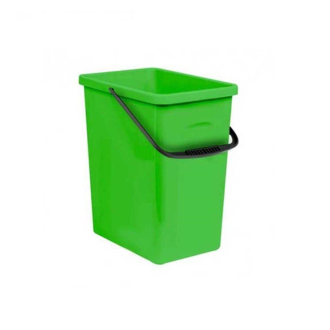 BranQ 1309 Poubelle à déchets Poubelle de triage Recyclage Eco Seau de stockage 10L vert