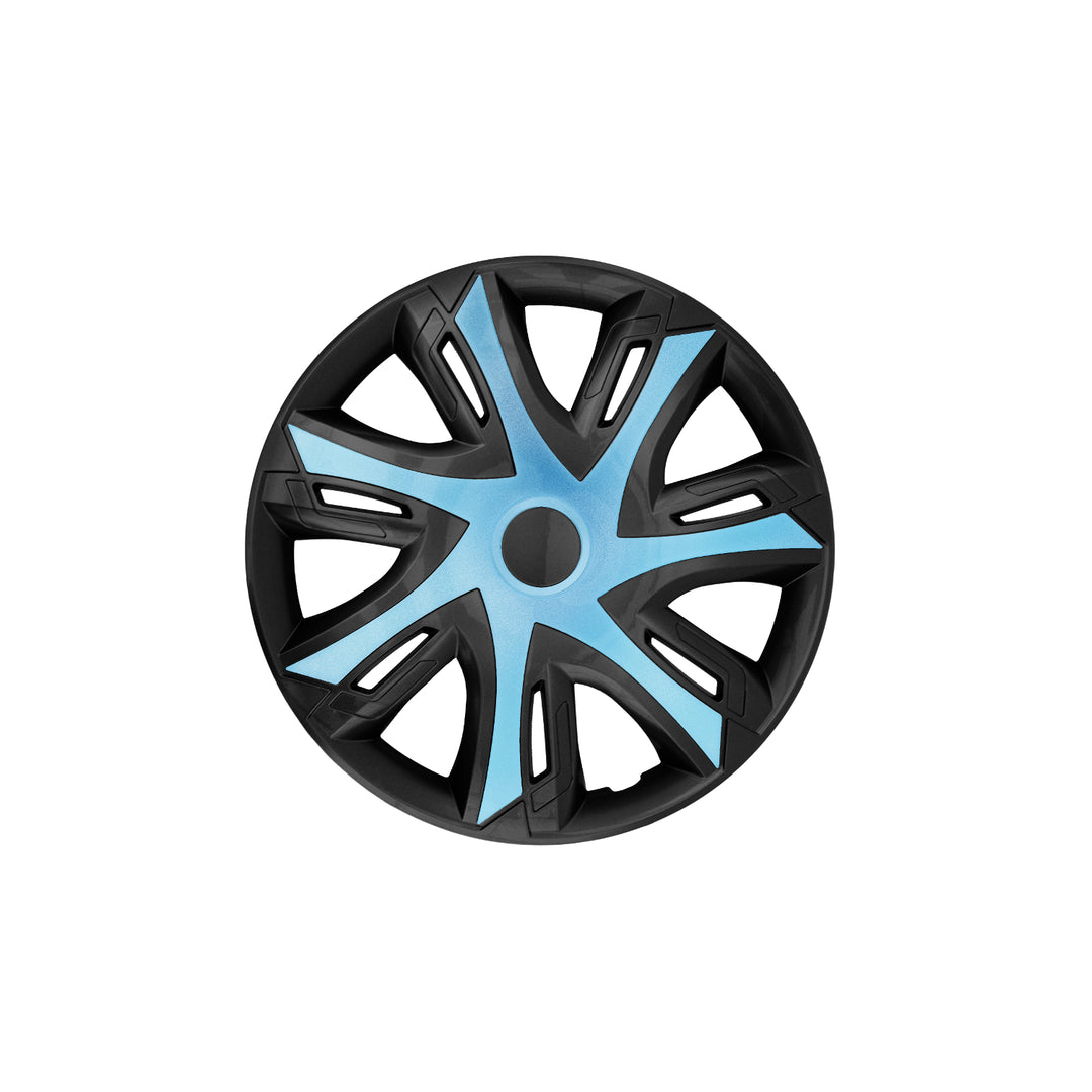 NRM N-Power 15'' bicolore azur/noir azur enjoliveurs 4 pcs.