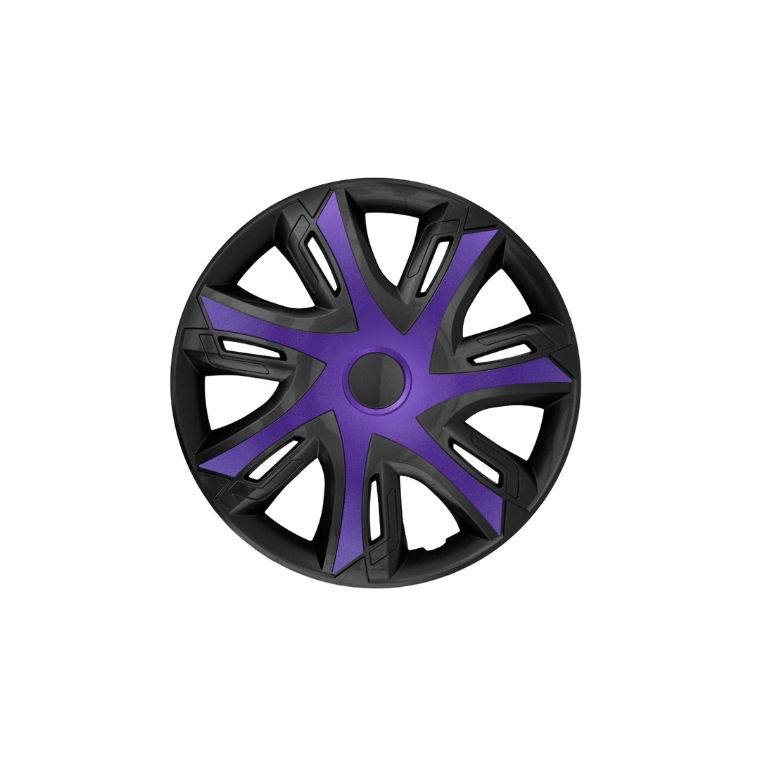 Enjoliveurs 4 pieces NRM 15", violet/noir de la marque NRM