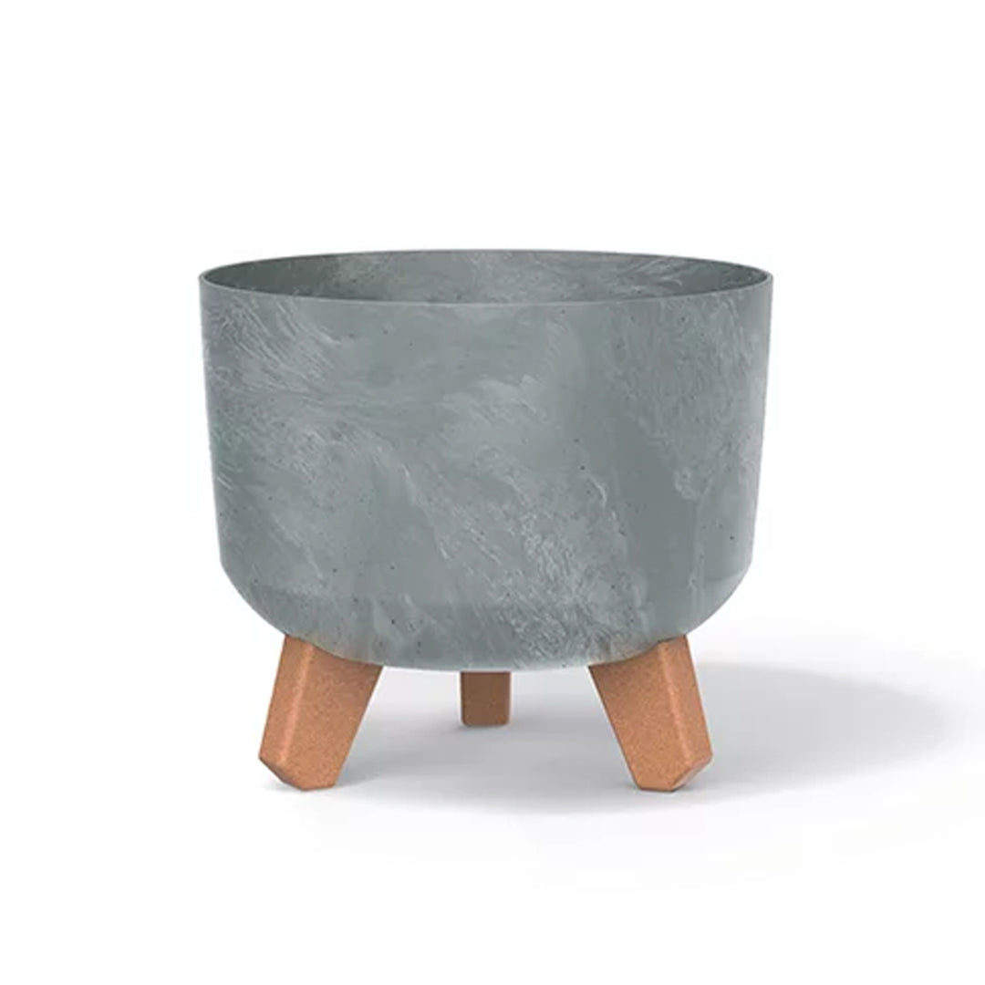 Prosperplast DGRL200E-422U Pot de fleurs 200 mm de diamètre design en béton