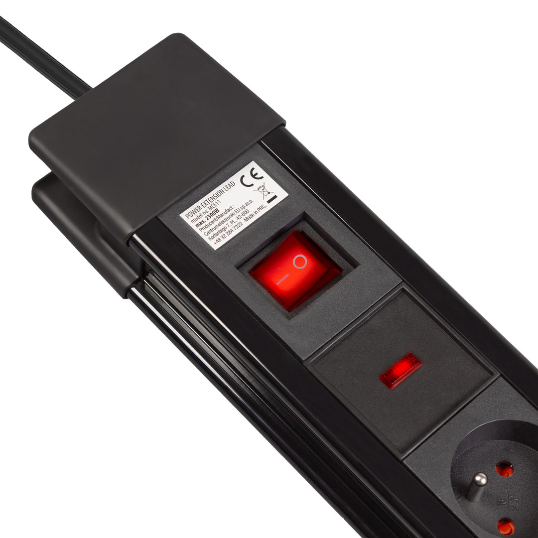 Multiprise avec 8 prises et interrupteur lumineux Maclean MCE11