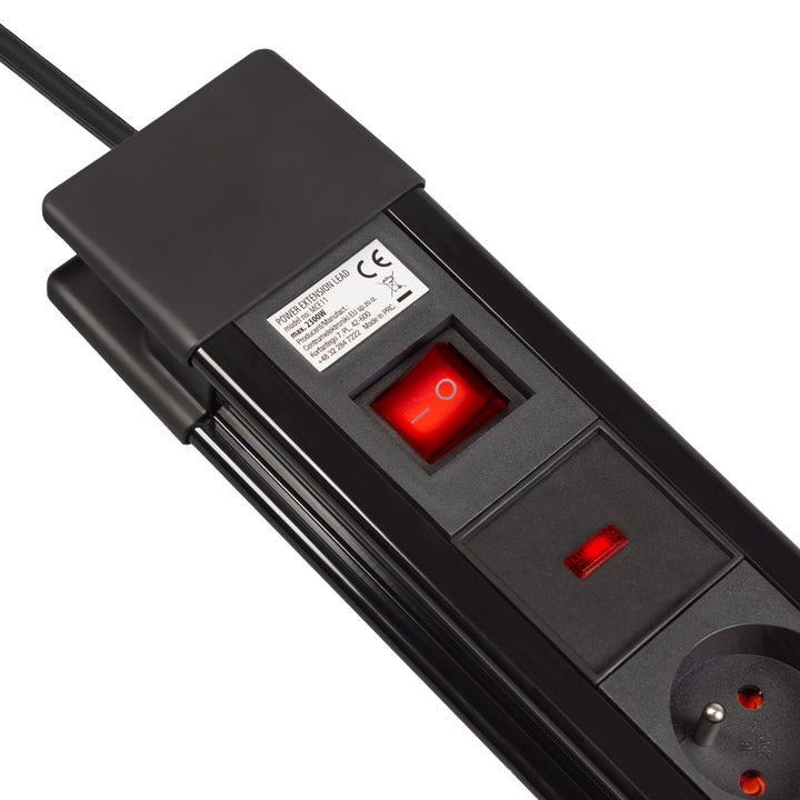 Multiprise avec 8 prises et interrupteur lumineux Maclean MCE11