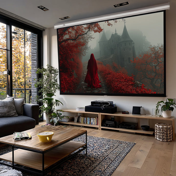 Ecran de projection verrouillage automatique 120" 4:3 240 x 180 Maclean MC-591
