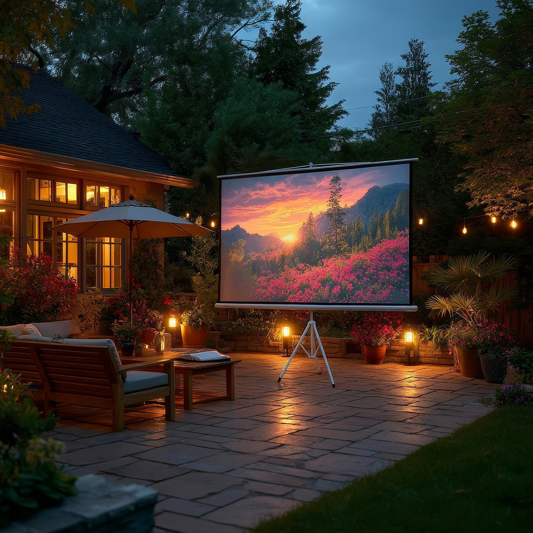 Ecran de projection sur pied 100" 4:3 200x150 Maclean MC-595