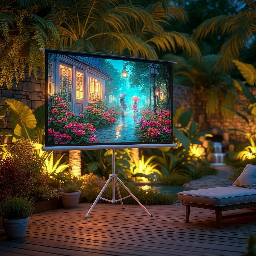 Ecran de projection sur pied 100" 4:3 200x150 Maclean MC-595