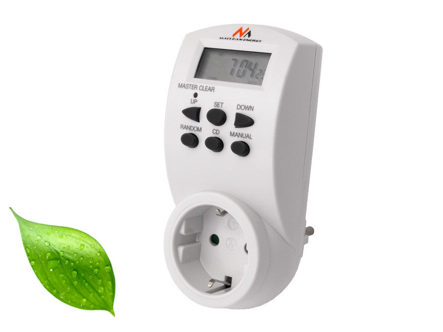 Minuteur Electrique Hebdomadaire  contrôl de vos appareils 220-240V, 16A 160 Programmes Maclean MCE08