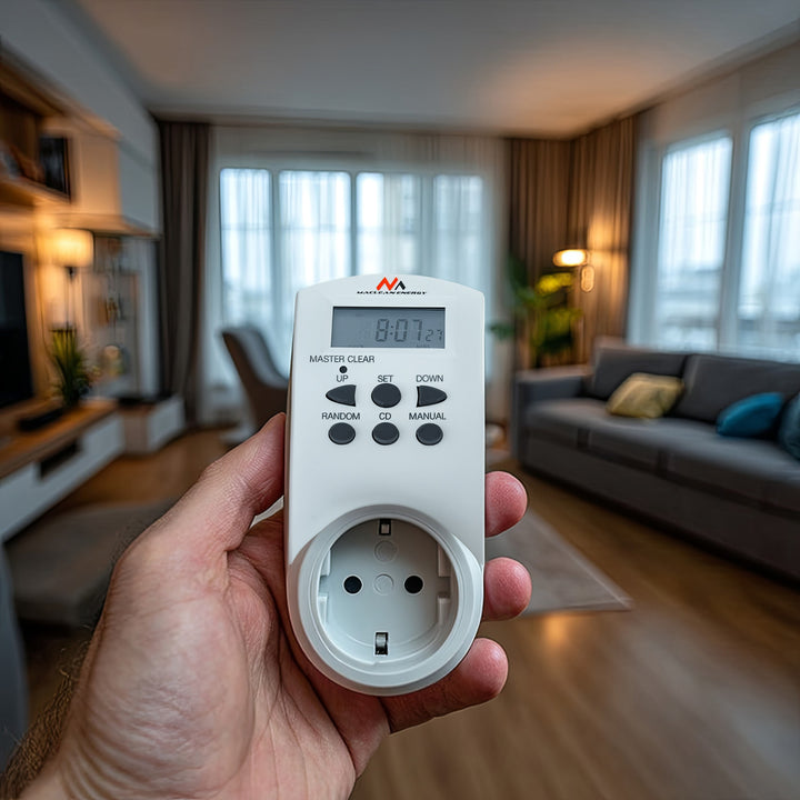 Minuteur Electrique Hebdomadaire  contrôl de vos appareils 220-240V, 16A 160 Programmes Maclean MCE08