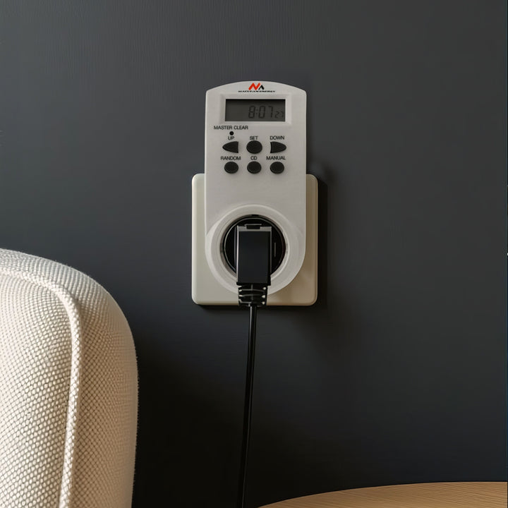 Minuteur Electrique Hebdomadaire  contrôl de vos appareils 220-240V, 16A 160 Programmes Maclean MCE08