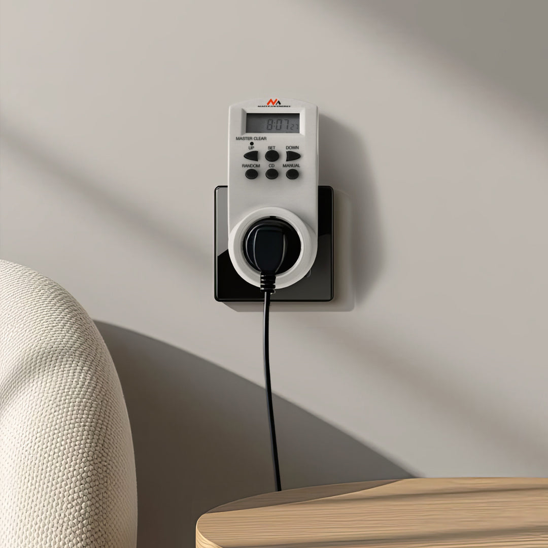 Minuteur Electrique Hebdomadaire  contrôl de vos appareils 220-240V, 16A 160 Programmes Maclean MCE08