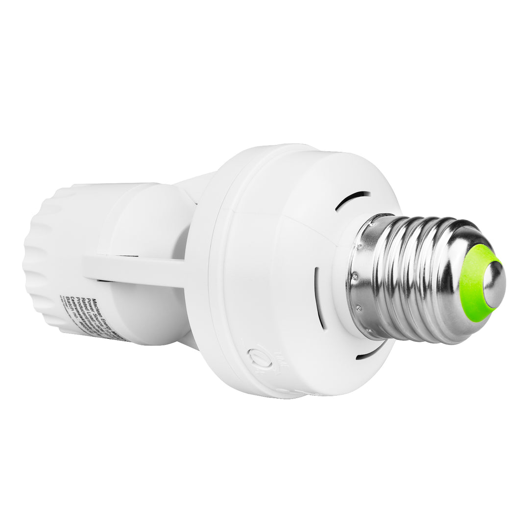 Porte-ampoule Douille avec détecteur de mouvement et crépuscule Pir 1200W Maclean Energy MCE20