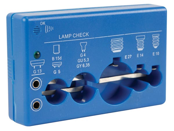 Testeur d'ampoules G13, B15d/G5, G4/GU5.3/GY6.35, E27, E14, E10 VTTEST8 Velleman