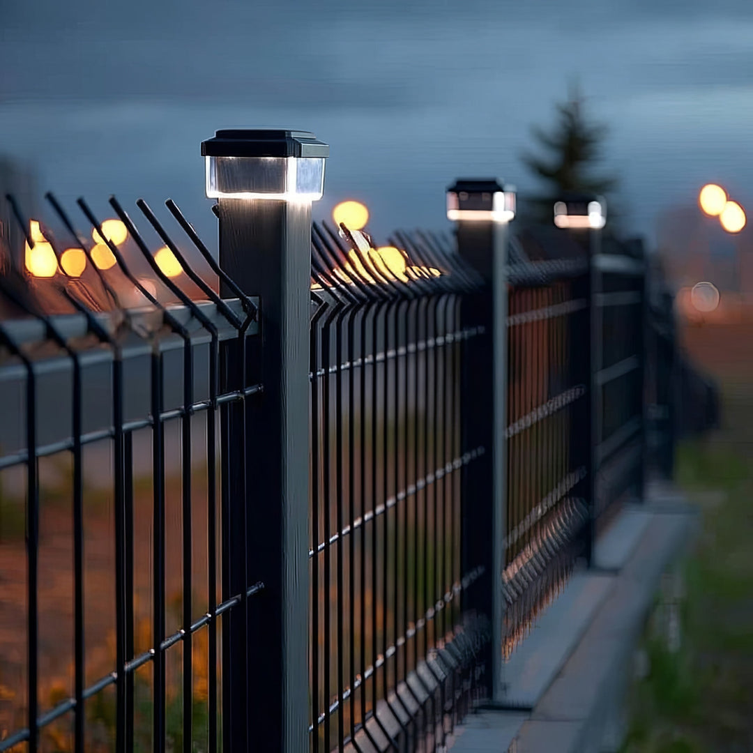 Lampe solaire de poteau de jardin 81 x 81 x 60mm GreenBlue GB127