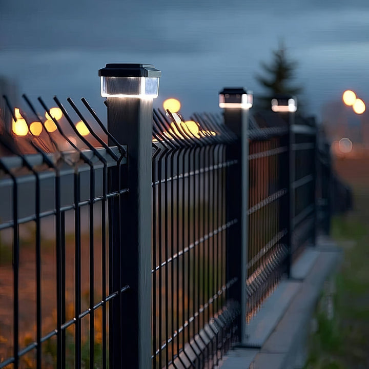 Lampe solaire de poteau de jardin 81 x 81 x 60mm GreenBlue GB127