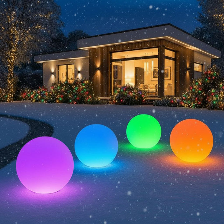 Lampe solaire LED extérieure sur pied colorée GreenBlue GB165