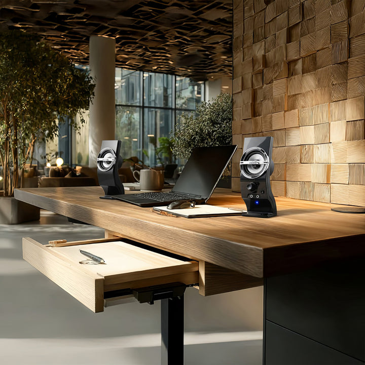 Haut-parleurs d'ordinateur 6W USB Audiocore AC805 noir