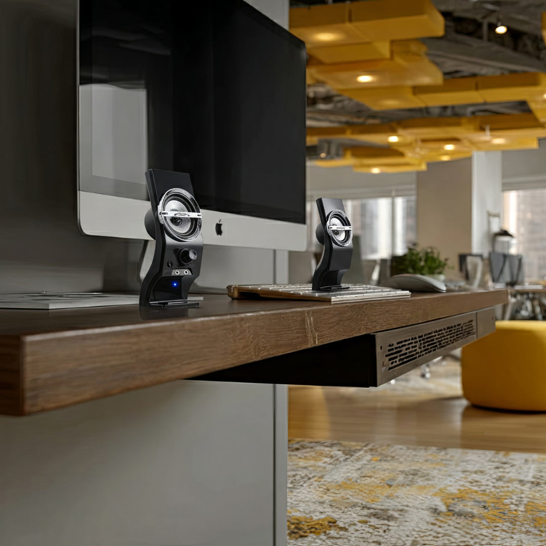 Haut-parleurs d'ordinateur 6W USB Audiocore AC805 noir