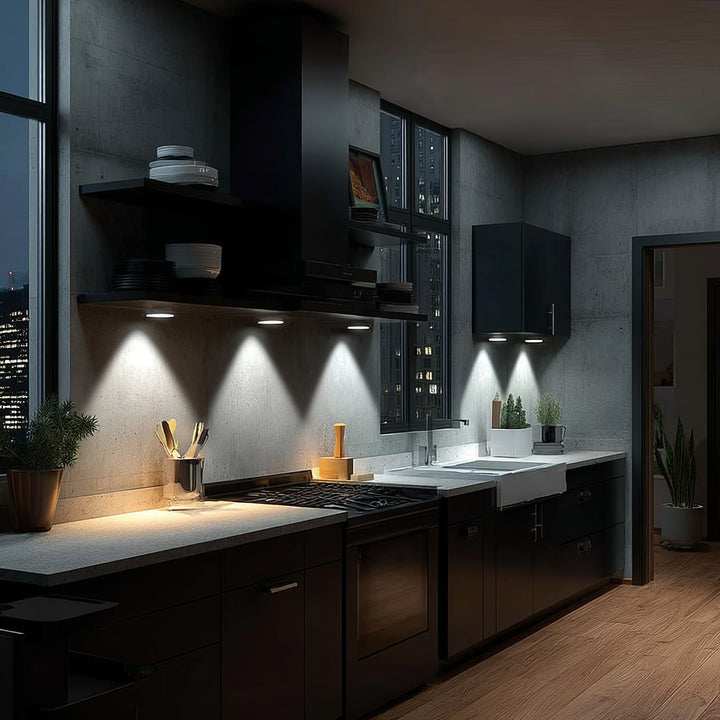 Lampe LED sans fil télécommandée 6 pièces pile 3xAAA Maclean Energy MCE165