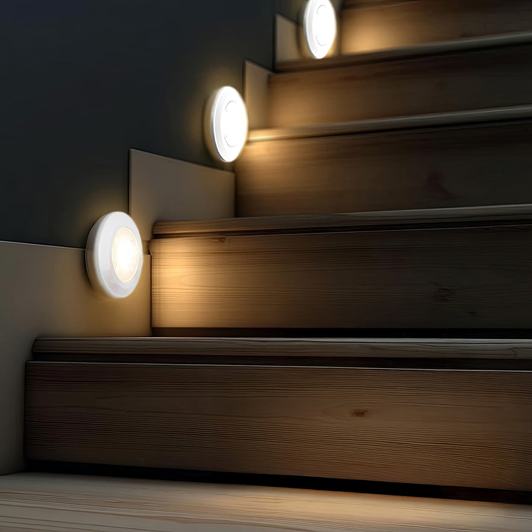 Lampe LED sans fil télécommandée 6 pièces pile 3xAAA Maclean Energy MCE165