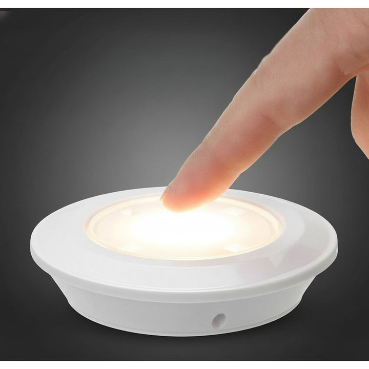 Lampe LED sans fil télécommandée 6 pièces pile 3xAAA Maclean Energy MCE165