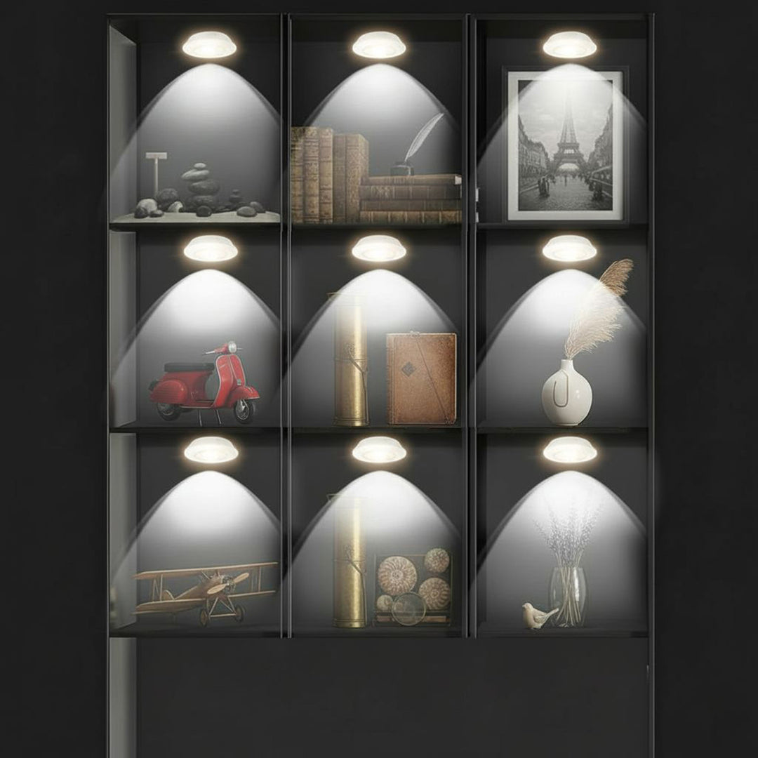 Lampe LED sans fil télécommandée 6 pièces pile 3xAAA Maclean Energy MCE165