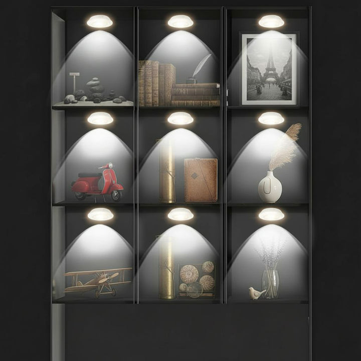 Lampe LED sans fil télécommandée 6 pièces pile 3xAAA Maclean Energy MCE165