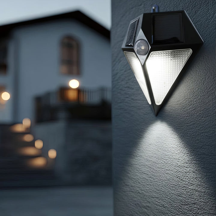 Lampe solaire avec capteur de mouvement 6 LED Maclean Energy MCE168