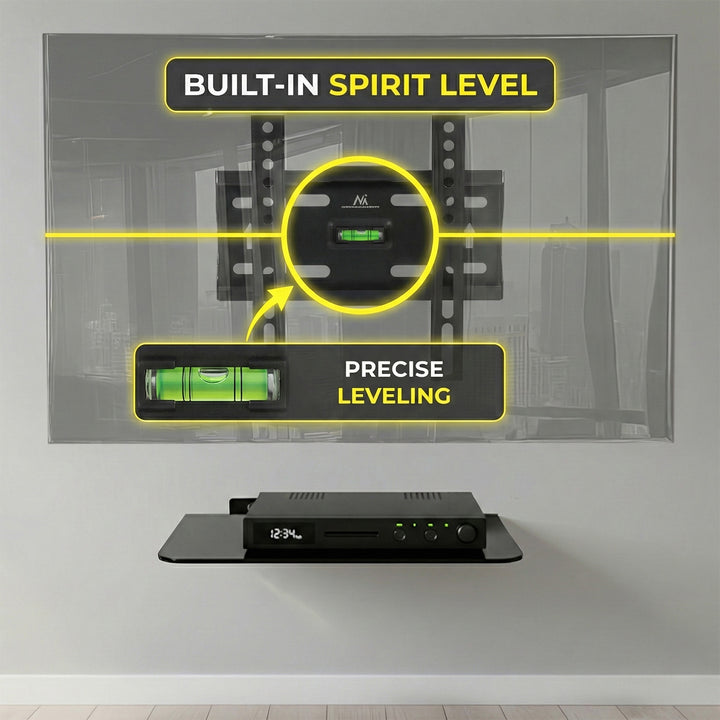 Support TV mural 13-50" charge maximale 35kg max vesa 200x200 Maclean MC-777