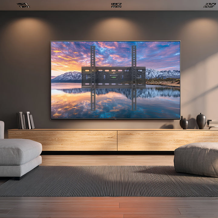 Support TV mural 26-65" charge maximale 45kg  Maclean MC-778 noir