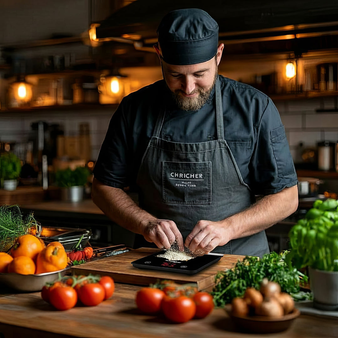 Balance de cuisine numérique avec fonction de tare couleur noir GreenBlue GB171
