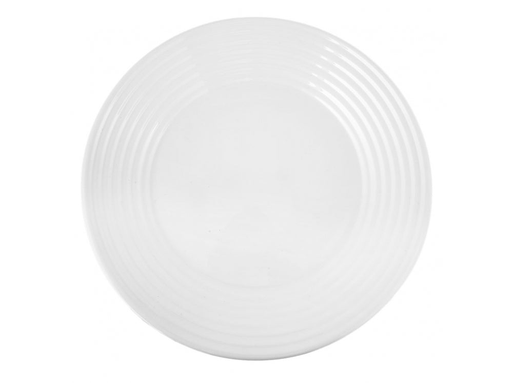 Assiette plate ronde 25cm Luminarc Harena Blanc Vaisselle