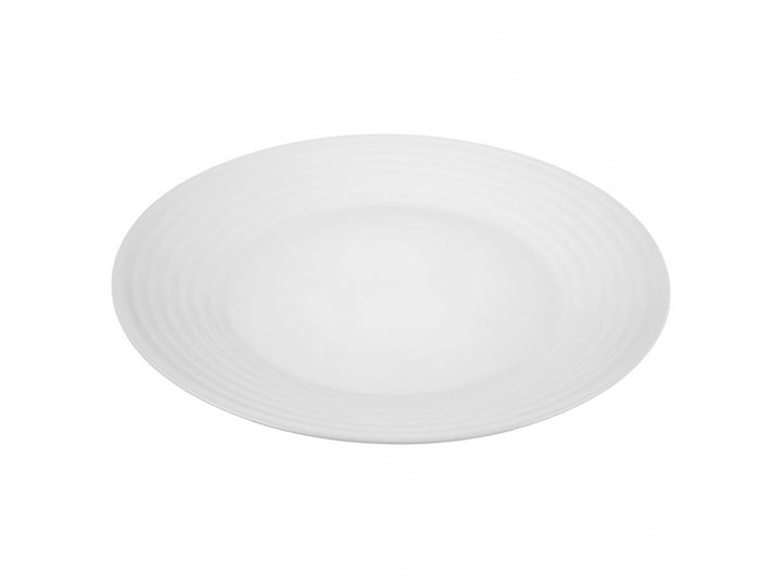 Assiette plate ronde 25cm Luminarc Harena Blanc Vaisselle