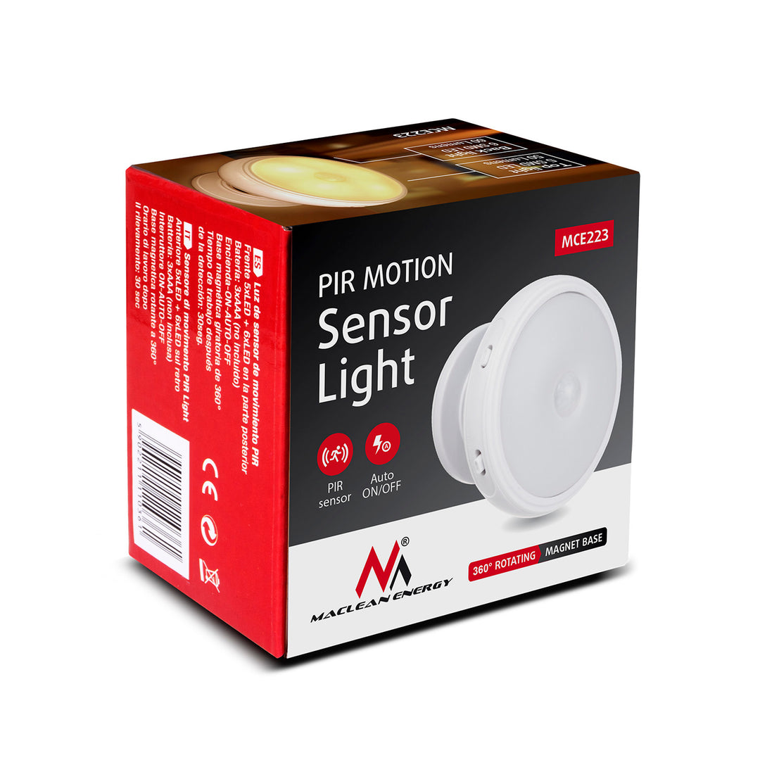 Lampe LED avec détecteur de mouvement  Maclean MCE223