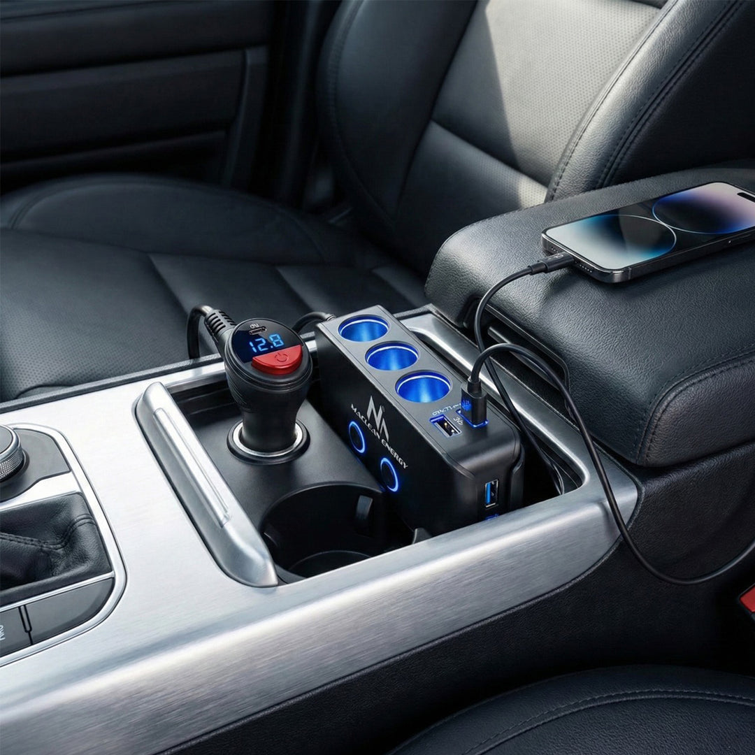 Adaptateur allume-cigare 12-24V 4xUSB PD QC Maclean MCE218