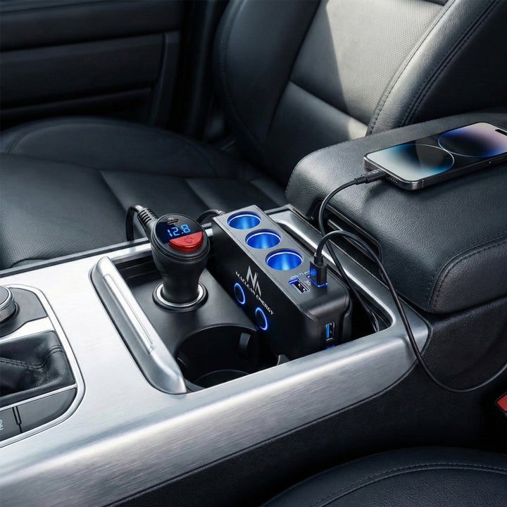 Adaptateur allume-cigare 12-24V 4xUSB PD QC Maclean MCE218