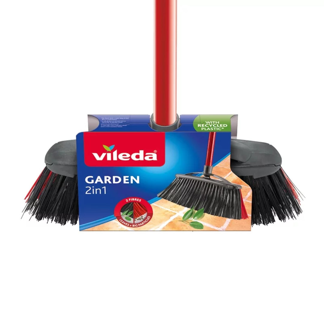 Vileda extérieur balai brosse avec barre Garden 2in1