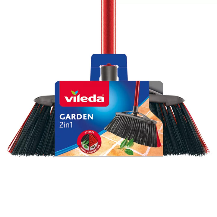 Vileda extérieur balai brosse avec barre Garden 2in1