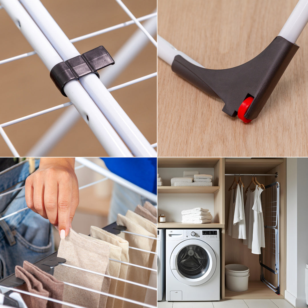 Vileda Universal folding wheel laundry dryer 18m