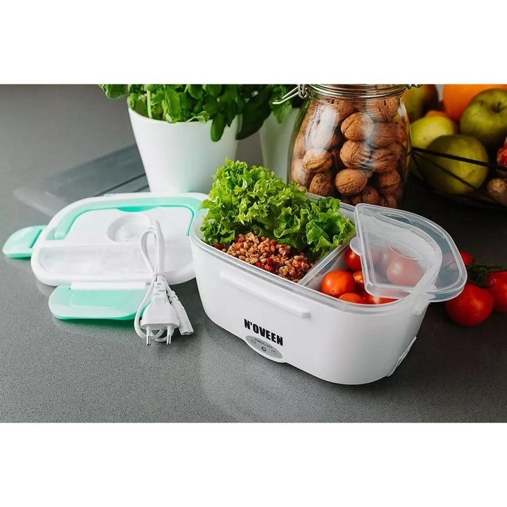 Chauffe-repas électrique pour boîte à lunch Noveen LB330, couleur menthe