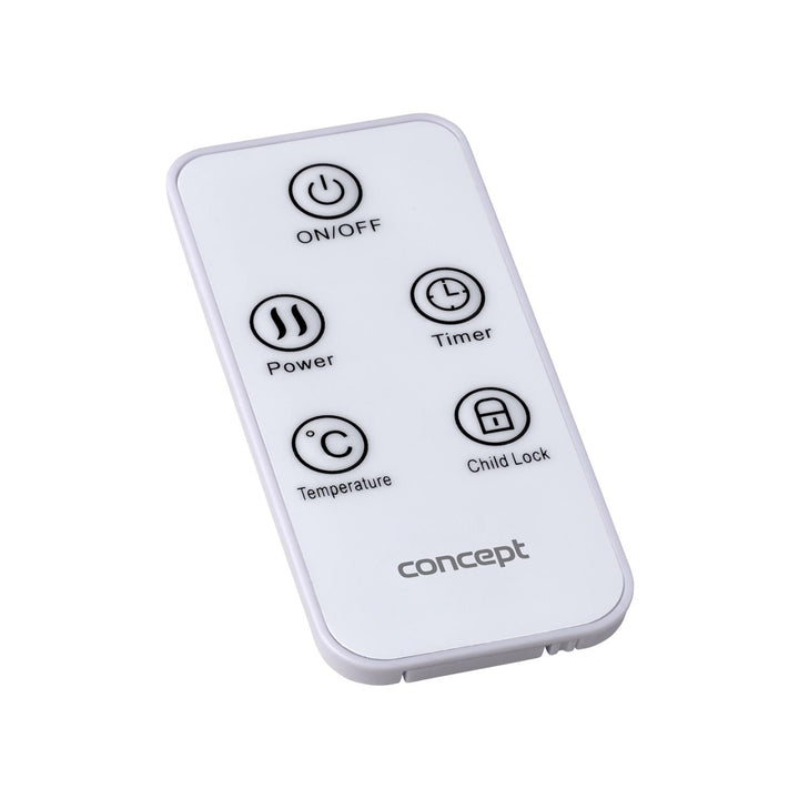 Convecteur Electrique En Verre Trempé Concept KS4010 Noir