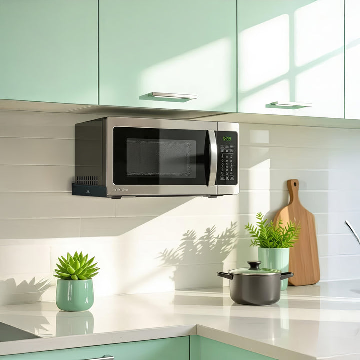 Support micro-ondes mural jusqu'à 35 kg  noir Maclean MC-807